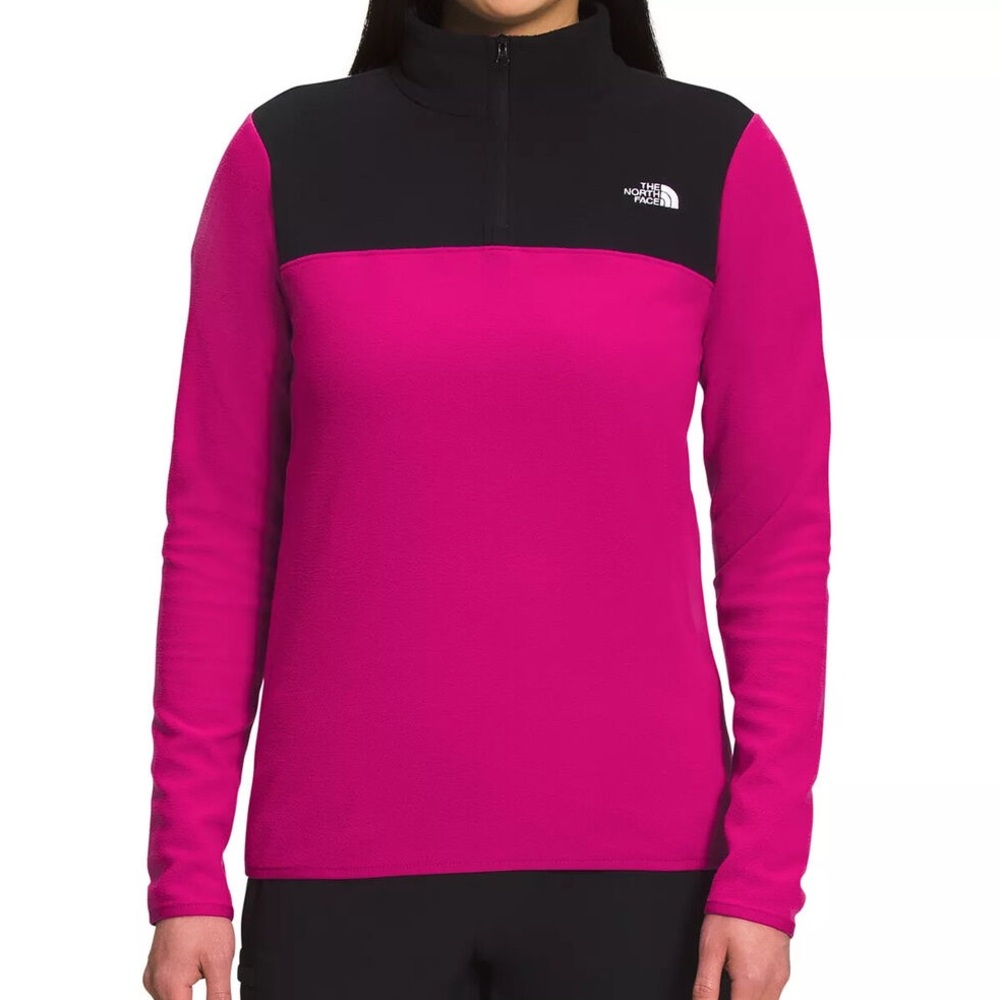 The North Face Pink and Black Pullover